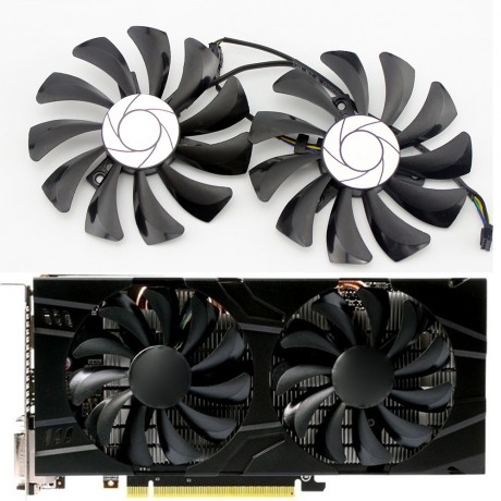 Пара вентиляторов для MSI INNO3D 1060 85 мм HA9010H12F-Z