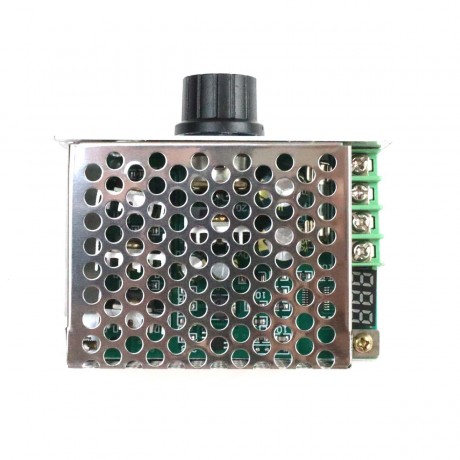 Регулятор оборотов ШИМ 30А, 6-60В в металлическом корпусе с дисплеем