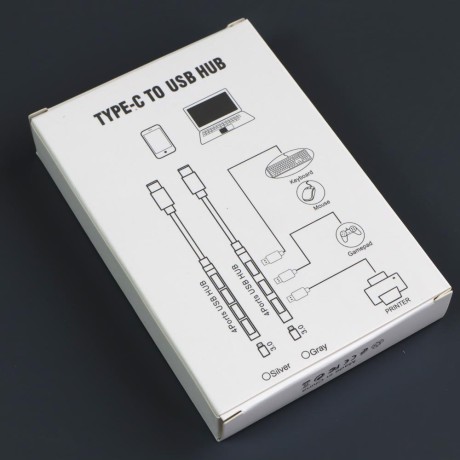 USB type-c хаб на 4 порта минимализм 
