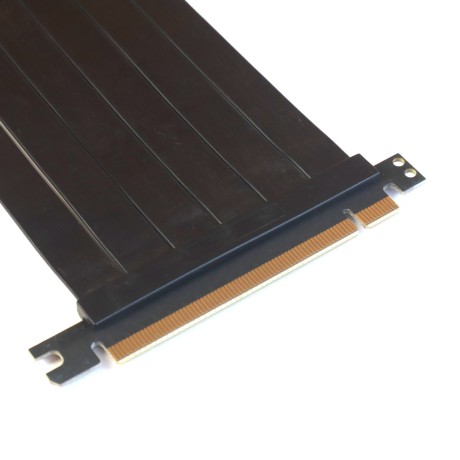 Райзер PCIE 3.0 x16 x16 на шлейфе гибкий черный