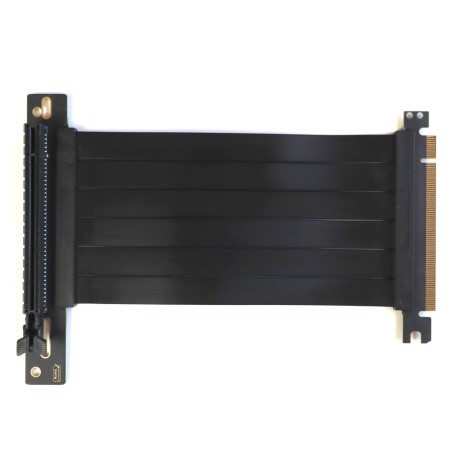 Райзер PCIE 3.0 x16 x16 на шлейфе гибкий черный