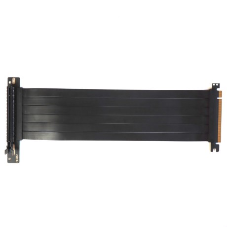 Райзер PCIE 3.0 x16 x16 на шлейфе гибкий черный