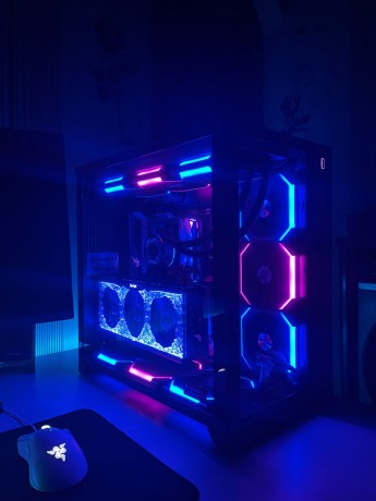 Райзер PCIE 3.0 x16 x16 на шлейфе гибкий черный