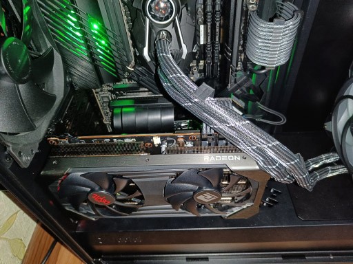 Райзер PCIE 3.0 x16 x16 на шлейфе гибкий черный