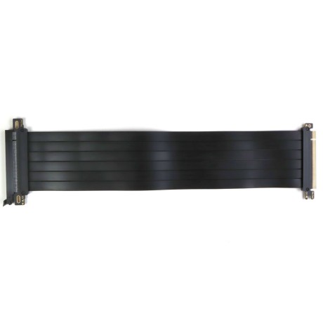 Райзер PCIE 3.0 x16 x16 на шлейфе гибкий черный