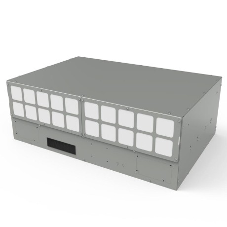 Корпус Cryptone продувной серый с пылевым фильтром на 6, 8, 13 и 15 видеокарт