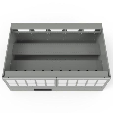 Корпус Cryptone продувной серый с пылевым фильтром на 6, 8, 13 и 15 видеокарт 