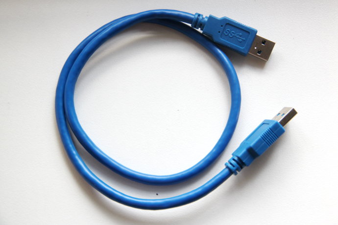 USB райзер 6pin (синий) 006c
