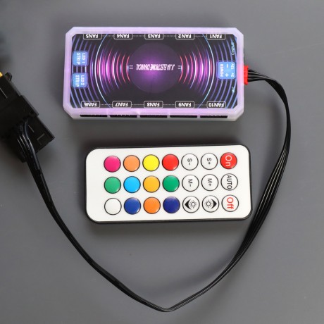 Вентилятор ARGB 200 мм управляемый с подсветкой для корпуса