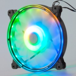 Вентилятор ARGB 200 мм управляемый с подсветкой для корпуса