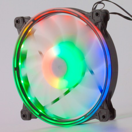 Вентилятор ARGB 200 мм управляемый с подсветкой для корпуса
