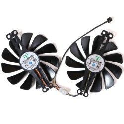 Вентиляторы  XFX 6600 XT Speedster 8гб Black Wolf 
