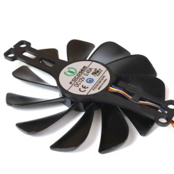 Вентиляторы  XFX 6600 XT Speedster 8гб Black Wolf 