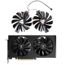 Вентиляторы  XFX 6600 XT Speedster 8гб Black Wolf 