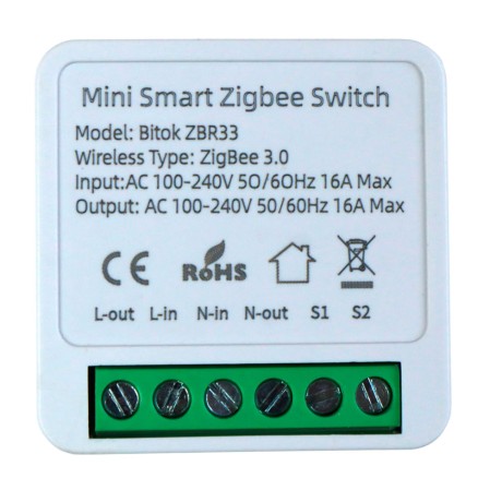 Реле мини Zigbee 3.0 16А Ewelink Алиса