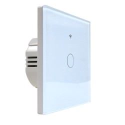 Умный сенсорный выключатель света WIFI+RF433 без нуля и с нулем Tuya с Алисой