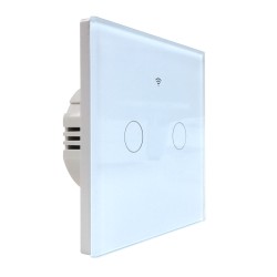 Умный сенсорный выключатель света WIFI+RF433 без нуля и с нулем Tuya с Алисой