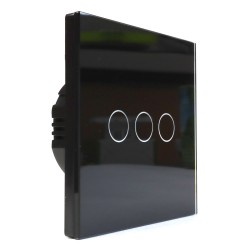 Умный сенсорный выключатель света WIFI+RF433 без нуля и с нулем Tuya с Алисой