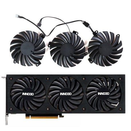 Вентиляторы INNO3D 3070 3080 Ti LHR X3 OC CF-12910S 