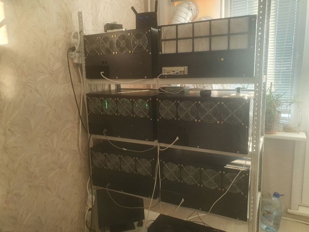 Корпус для майнинг ферм на 6, 9 и 12 видеокарт