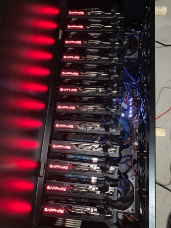 Корпус для майнинг ферм на 6, 9 и 12 видеокарт