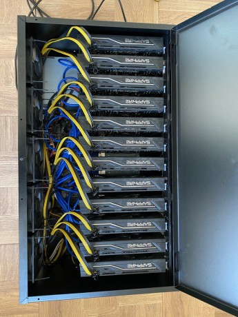 Корпус для майнинг ферм на 6, 9 и 12 видеокарт