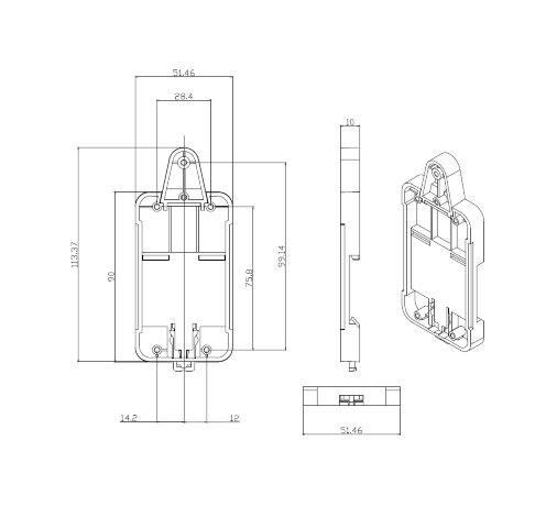 Sonoff DR — крепление на DIN-рейку