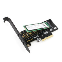 Адаптер M.2 на PCIE X4 для SSD NVMe модель SK4 (скорость до 64 Гбит/с)