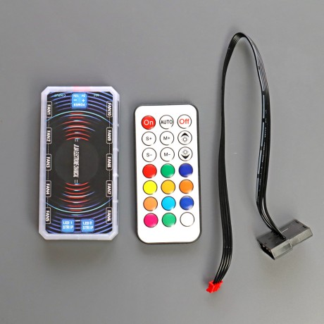 Светодиодная трубка лента для корпуса ПК Coolmoon ARGB 5V3PIN для компьютера 4 пин для контроллера RGB подсветки