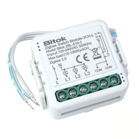 Zigbee реле без нуля Tuya Алиса для света