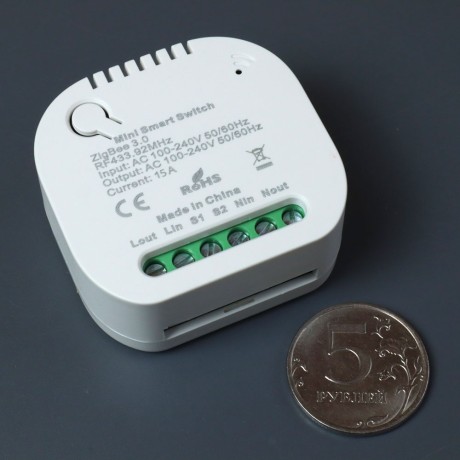 Беспроводной кинетический выключатель света RF 433 МГц Tuya Алиса