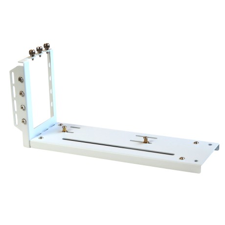 Райзер PCIE 3.0 x16 x16 на шлейфе гибкий белый