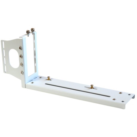 Райзер PCIE 4.0 x16 x16 на шлейфе гибкий белый