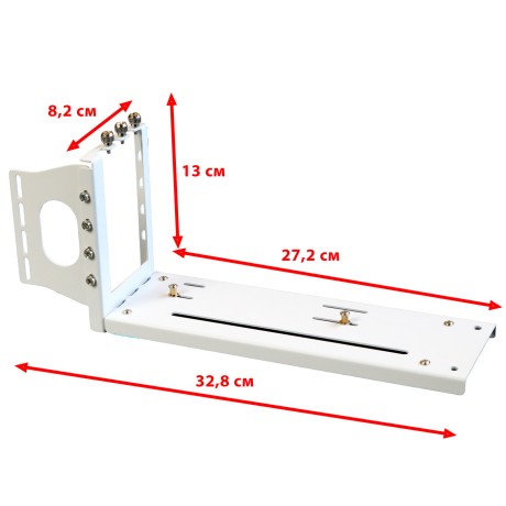 Райзер PCIE 4.0 x16 x16 на шлейфе гибкий белый