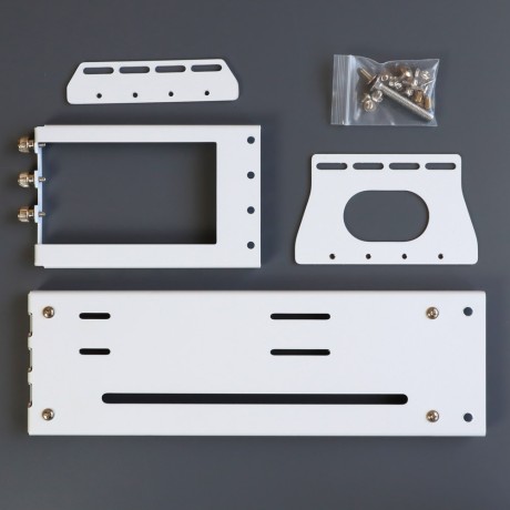 Райзер PCIE 4.0 x16 x16 на шлейфе гибкий белый