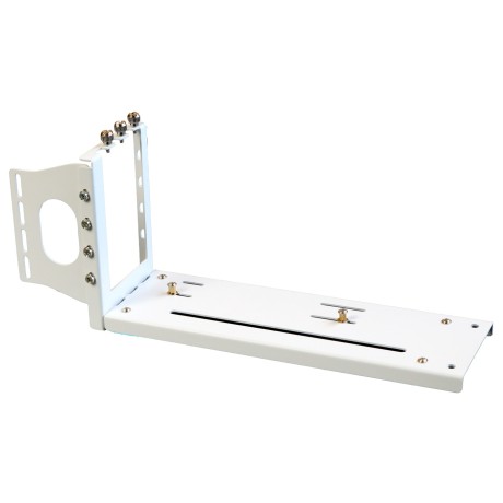 Райзер PCIE 4.0 x16 x16 на шлейфе гибкий белый