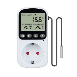 Терморегулятор в розетку 220В с датчиком температуры Bitok TC819