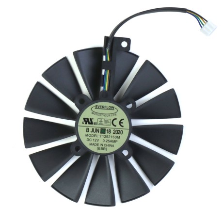 Вентиляторы для видеокарт ASUS 95 мм Everflow T129215SU T129215SM 