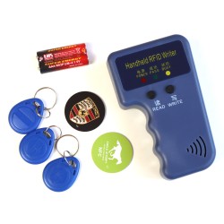 Копировщик дубликатор RFID 125 КГц + 3 ключа + 2 наклейки метки + батарейки / набор