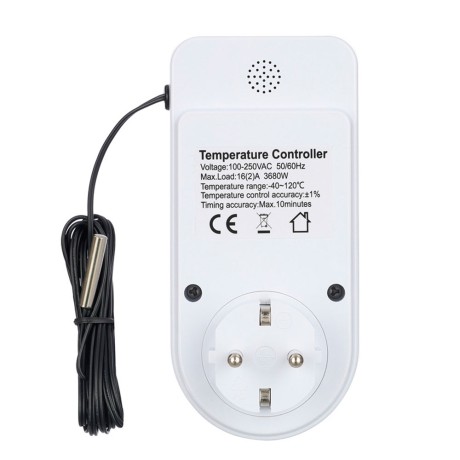 Терморегулятор в розетку 220В с суточным таймером Bitok TC818