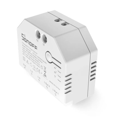 Sonoff DualR3 - WIFI реле 2-канальное с измерением мощности