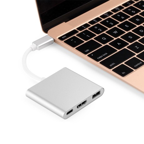 Переходник USB Type-C на HDMI 4K + USB 3.0 + PD до 100 Ватт