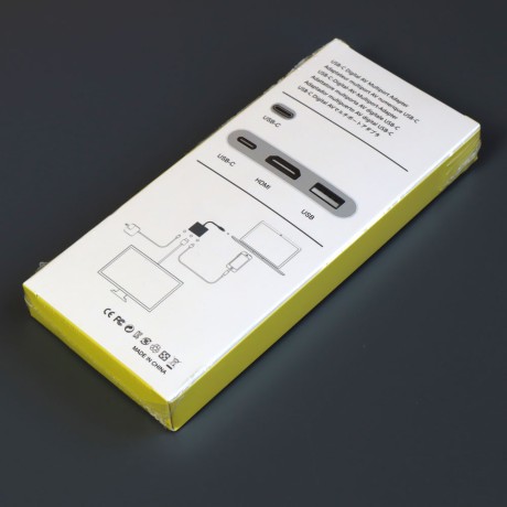 Переходник USB Type-C на HDMI 4K + USB 3.0 + PD до 100 Ватт