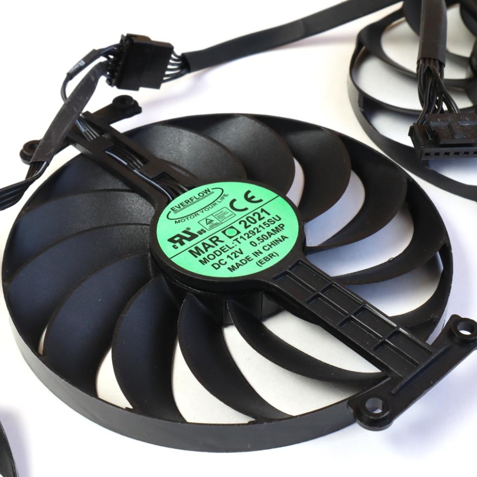 Вентиляторы ASUS ROG RTX 3060 3070 3080 3090 RX 6700XT 6800XT 6900XT ...