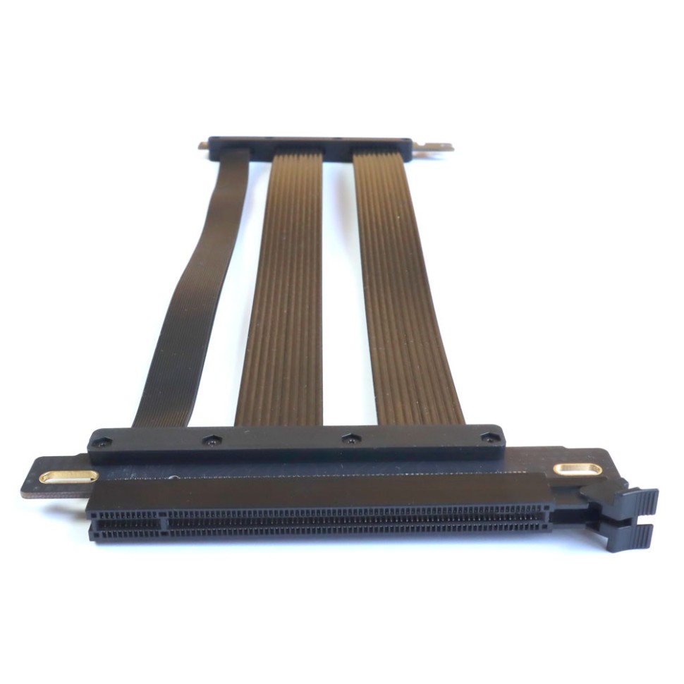 Райзер PCI-e 5.0 x16 x16 на шлейфе гибкий черный купить в Москве