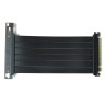 Райзер PCIE 5.0 x16 x16 на шлейфе гибкий черный