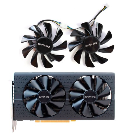 Вентиляторы Sapphire Pulse Radeon RX580 8GB 2048SP