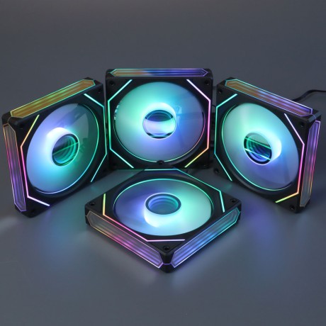 Вентиляторы ARGB 120 мм Prism 9 Pro черные