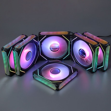 Вентиляторы ARGB 120 мм Prism 9 Pro черные