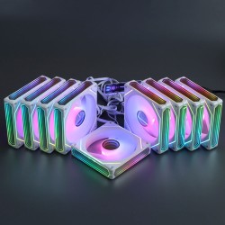 Вентиляторы ARGB 120 мм Prism 9 Pro белые